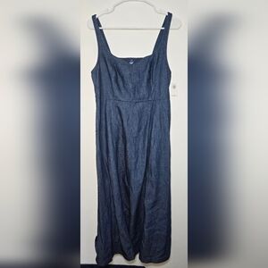 Old Navy Womens Medium Cotton Denim Long Dress